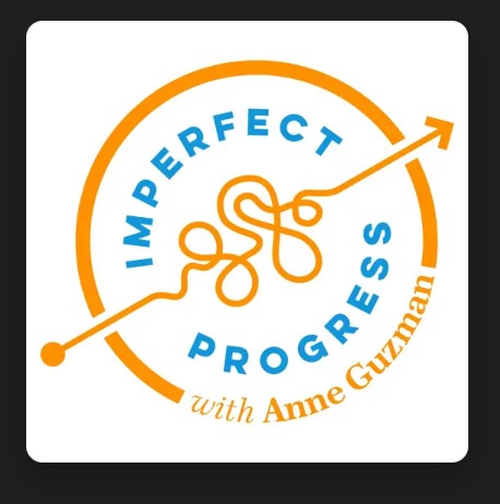 Neuroscientist Dr. Scott Frey explaining how to build new habits and make them stick with science-backed strategies while speaking with Anne Guzman on the Imperfect Progress podcast